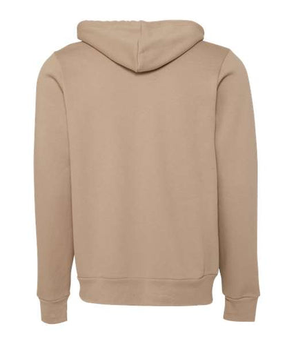 BELLA + CANVAS Sponge Fleece Full-Zip Hoodie 3739 Tan