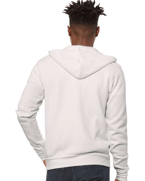 BELLA + CANVAS Sponge Fleece Full-Zip Hoodie 3739 Vintage White