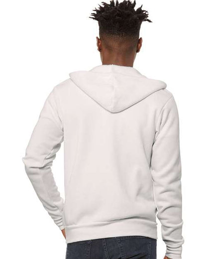 BELLA + CANVAS Sponge Fleece Full-Zip Hoodie 3739 Vintage White