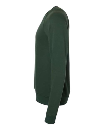 BELLA + CANVAS Sponge Fleece Raglan Crewneck Sweatshirt 3901 Forest