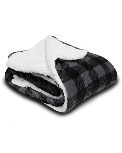 Alpine Fleece Micro Mink Sherpa Blanket 8712