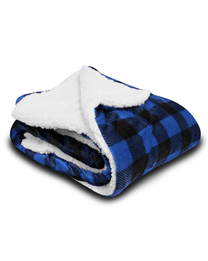 Alpine Fleece Micro Mink Sherpa Blanket 8712