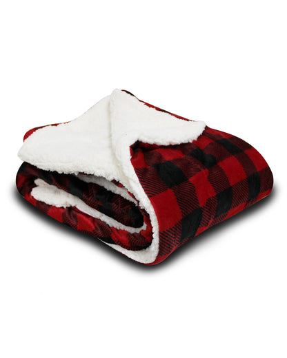 Alpine Fleece Micro Mink Sherpa Blanket 8712