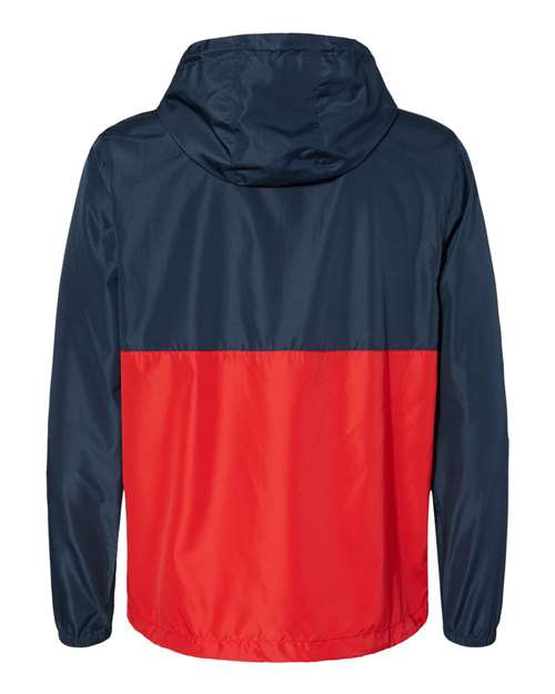 Independent Trading Co. Lightweight Quarter-Zip Windbreaker Pullover Jacket EXP54LWP Custom Embroidered Business Logo