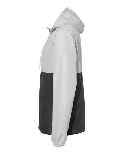 Independent Trading Co. Lightweight Quarter-Zip Windbreaker Pullover Jacket EXP54LWP Custom Embroidered Business Logo