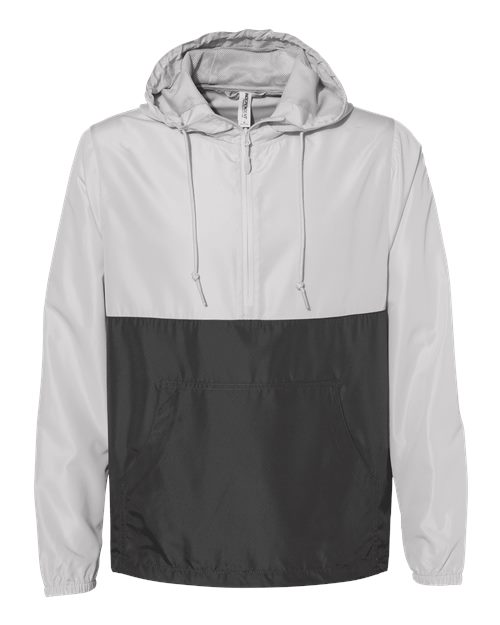 Independent Trading Co. Lightweight Quarter-Zip Windbreaker Pullover Jacket EXP54LWP Custom Embroidered Business Logo