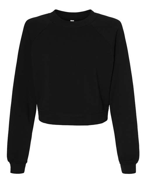 BELLA + CANVAS Women's Raglan Pullover Fleece 7505 Custom Embroidered Business Logo