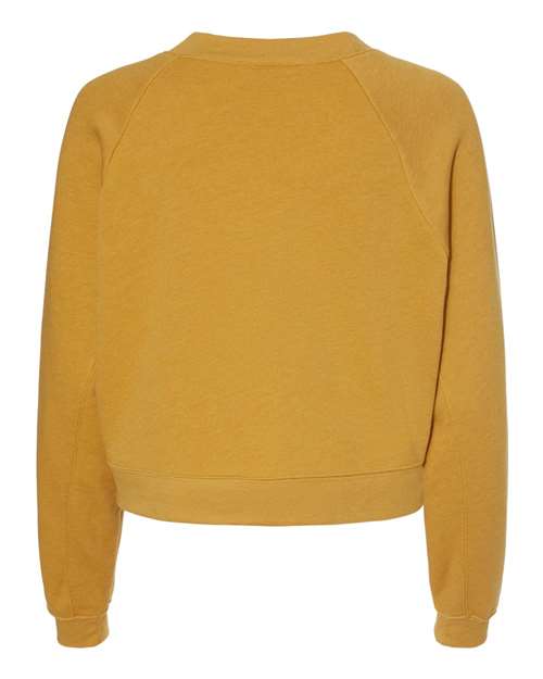 BELLA + CANVAS Women's Raglan Pullover Fleece 7505 Custom Embroidered Business Logo