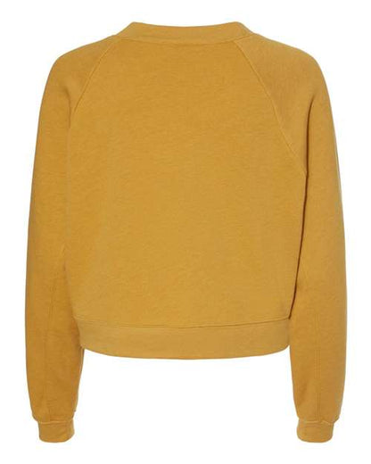 BELLA + CANVAS Women's Raglan Pullover Fleece 7505 Custom Embroidered Business Logo