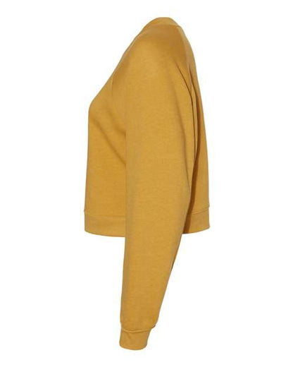 BELLA + CANVAS Women's Raglan Pullover Fleece 7505 Custom Embroidered Business Logo