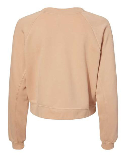 BELLA + CANVAS Women's Raglan Pullover Fleece 7505 Custom Embroidered Business Logo