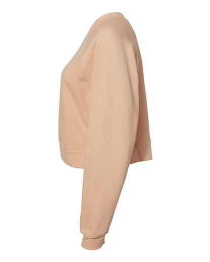 BELLA + CANVAS Women's Raglan Pullover Fleece 7505 Custom Embroidered Business Logo