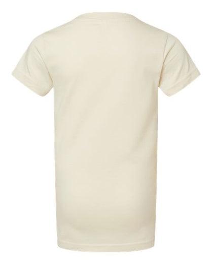 LAT Girls' Fine Jersey Tee 2616 Natural