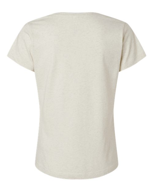 LAT Women's Fine Jersey V-Neck Tee 3507 Natural Heather