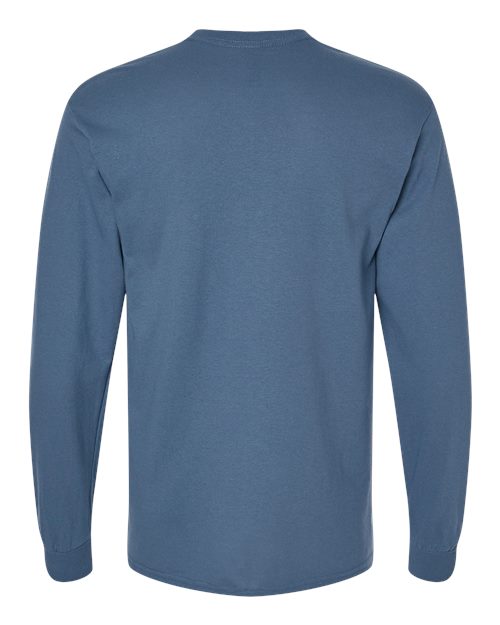 Gildan Heavy Cotton™ Long Sleeve T-Shirt 5400 Indigo Blue