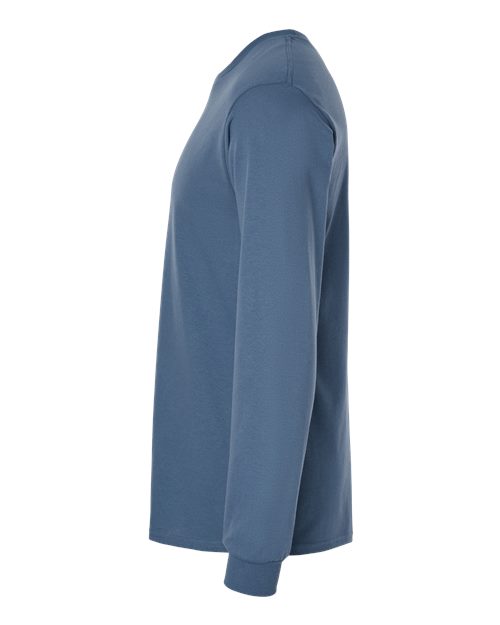 Gildan Heavy Cotton™ Long Sleeve T-Shirt 5400 Indigo Blue