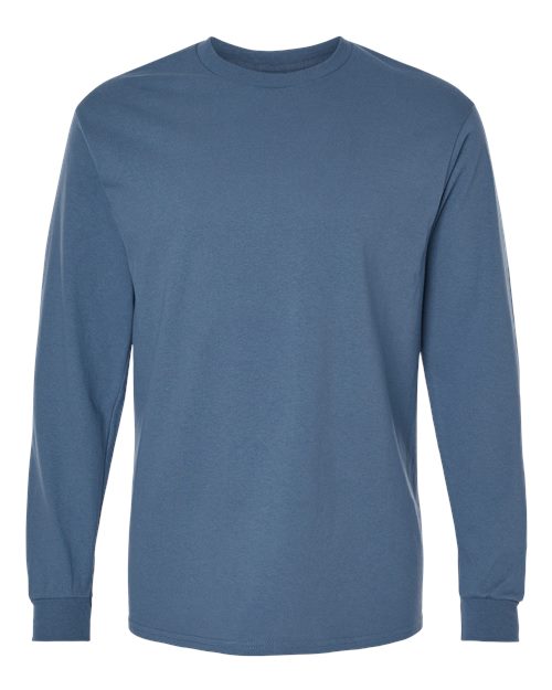 Gildan Heavy Cotton™ Long Sleeve T-Shirt 5400 Indigo Blue