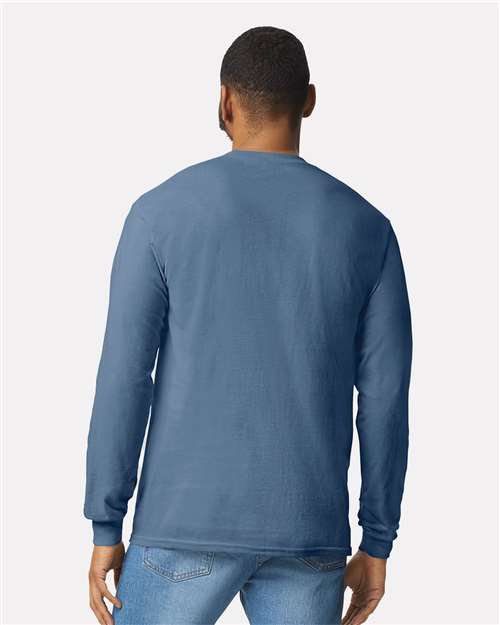 Gildan Heavy Cotton™ Long Sleeve T-Shirt 5400 Indigo Blue
