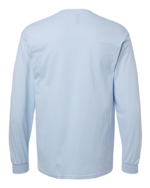 Gildan Heavy Cotton™ Long Sleeve T-Shirt 5400 Light Blue