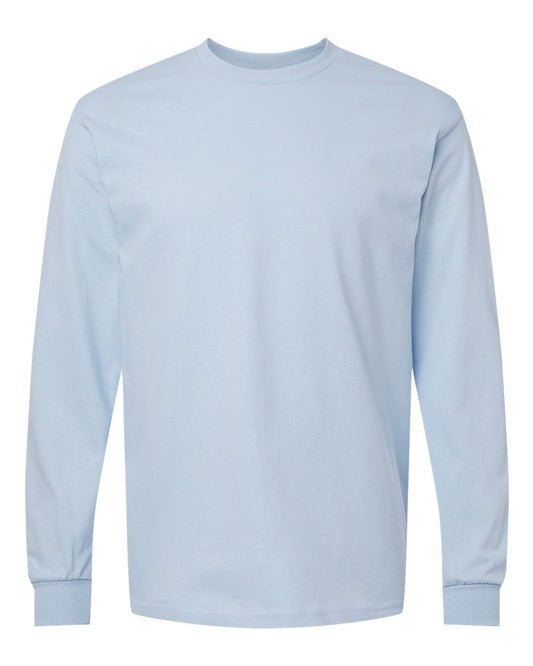 Gildan Heavy Cotton™ Long Sleeve T-Shirt 5400 Light Blue