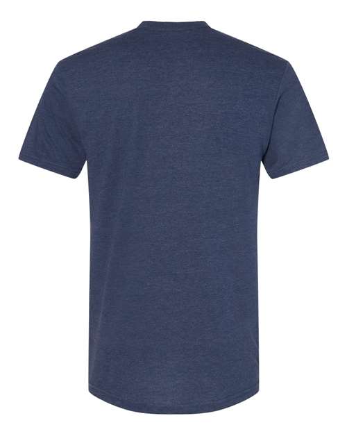 Gildan Softstyle® CVC T-Shirt 67000 Navy Mist Custom Embroidered Business Logo