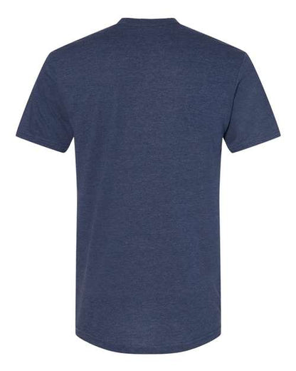 Gildan Softstyle® CVC T-Shirt 67000 Navy Mist Custom Embroidered Business Logo