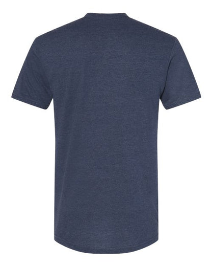 Gildan Softstyle® CVC T-Shirt 67000 Maroon Mist Custom Embroidered Business Logo