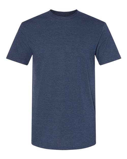 Gildan Softstyle® CVC T-Shirt 67000 Navy Mist Custom Embroidered Business Logo