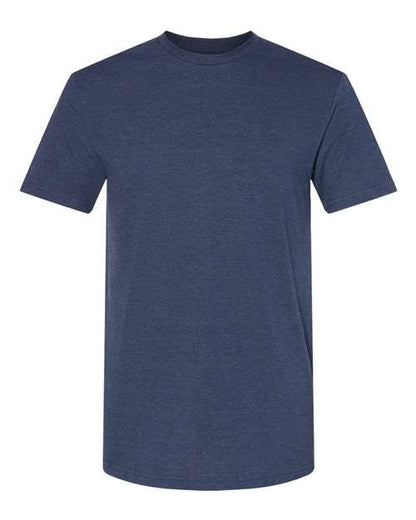 Gildan Softstyle® CVC T-Shirt 67000 Navy Mist Custom Embroidered Business Logo