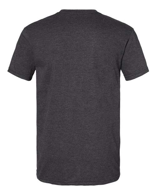 Gildan Softstyle® CVC T-Shirt 67000 Pitch Black Custom Embroidered Business Logo