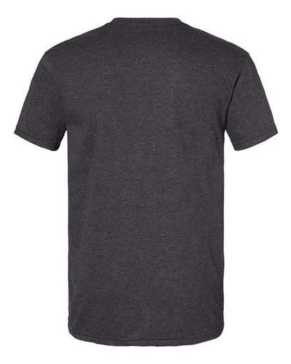 Gildan Softstyle® CVC T-Shirt 67000 Pitch Black Custom Embroidered Business Logo