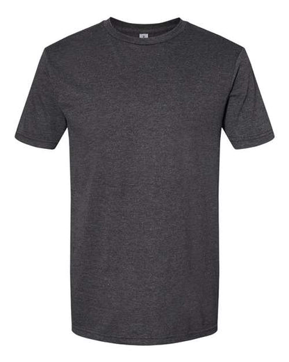 Gildan Softstyle® CVC T-Shirt 67000 Pitch Black Custom Embroidered Business Logo