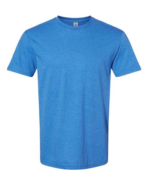 Gildan Softstyle® CVC T-Shirt 67000 Red Mist Custom Embroidered Business Logo
