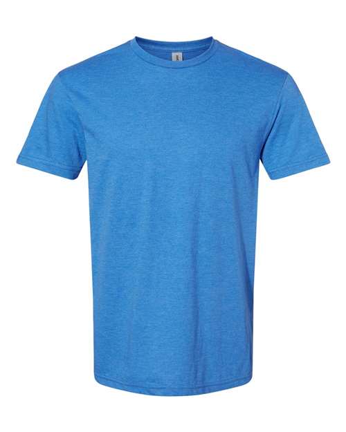 Gildan Softstyle® CVC T-Shirt 67000 Royal Mist Custom Embroidered Business Logo