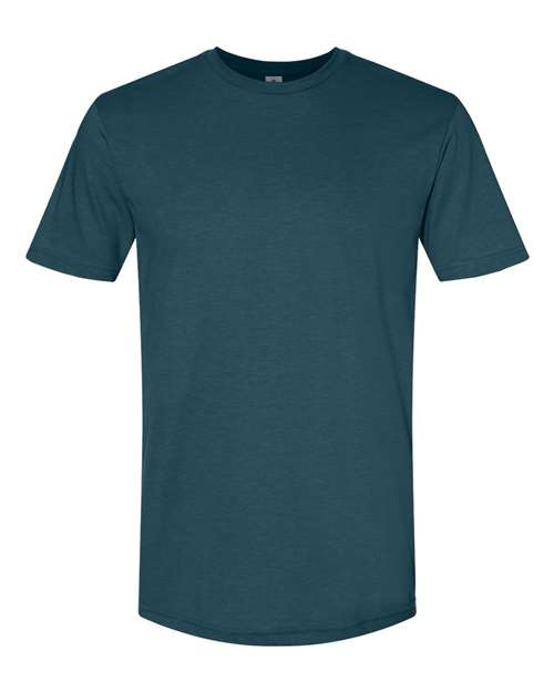 Gildan Softstyle® CVC T-Shirt 67000 Steel Blue Custom Embroidered Business Logo