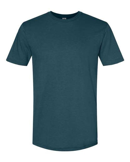 Gildan Softstyle® CVC T-Shirt 67000 Steel Blue Custom Embroidered Business Logo