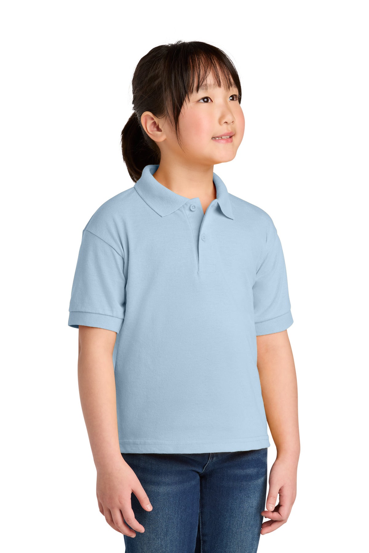 Gildan   Youth DryBlend   6-Ounce Jersey Knit Sport Shirt. 8800B
