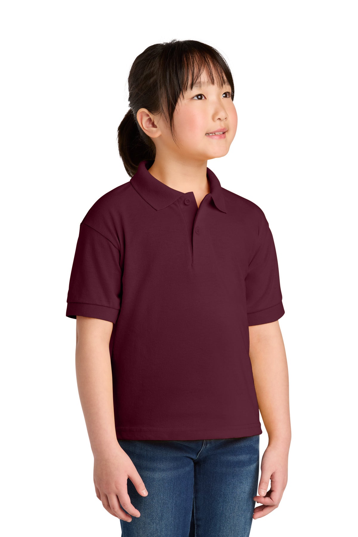 Gildan   Youth DryBlend   6-Ounce Jersey Knit Sport Shirt. 8800B