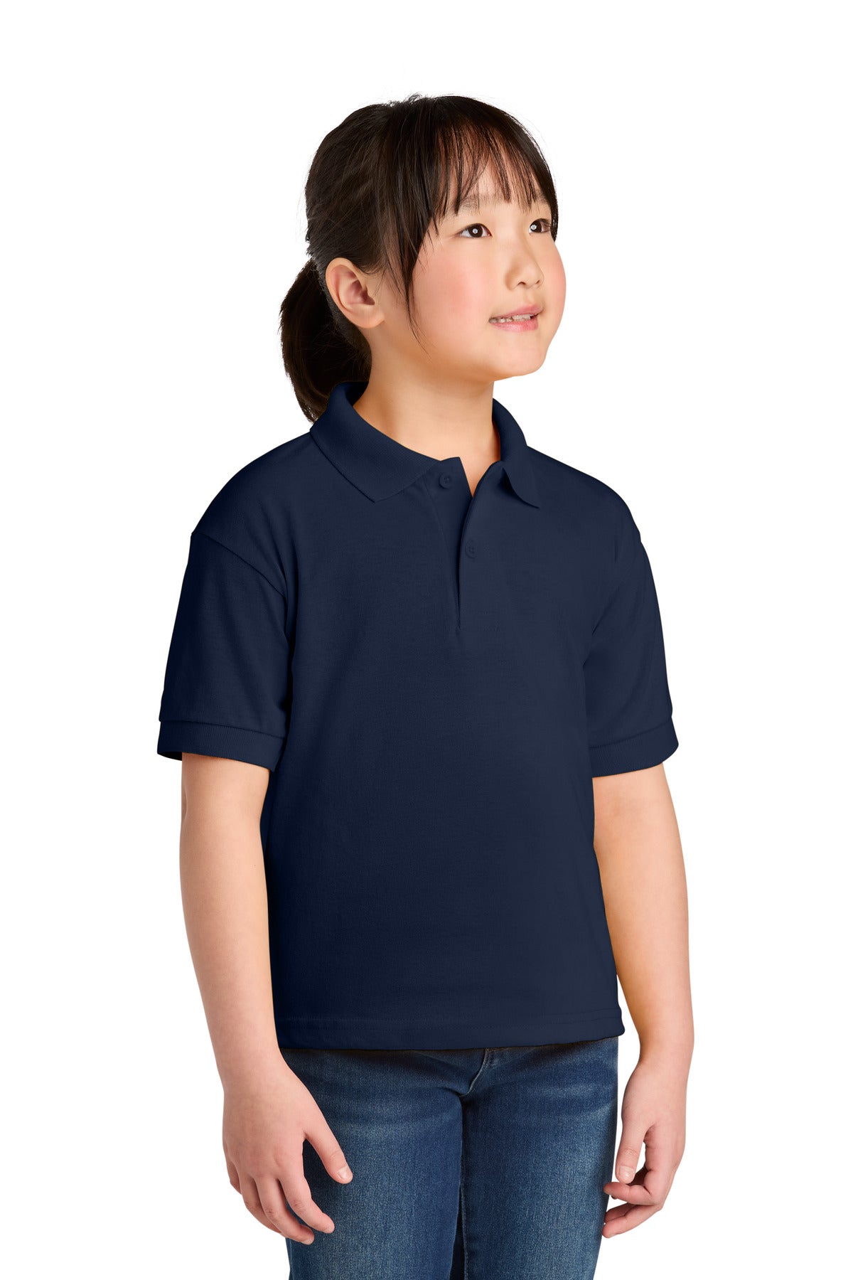 Gildan   Youth DryBlend   6-Ounce Jersey Knit Sport Shirt. 8800B