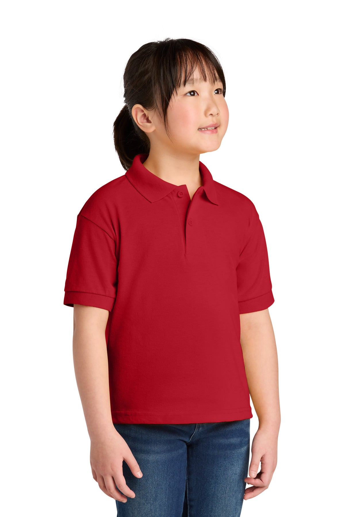 Gildan   Youth DryBlend   6-Ounce Jersey Knit Sport Shirt. 8800B