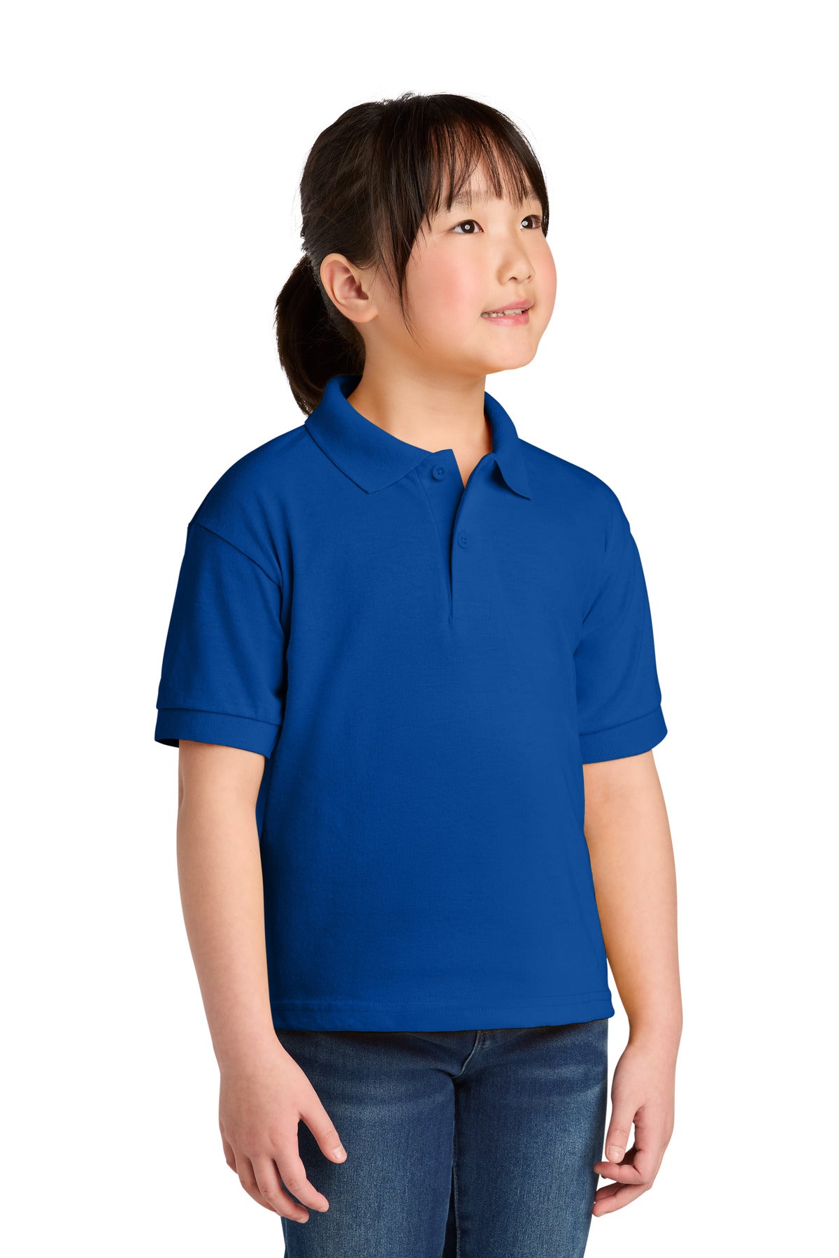 Gildan   Youth DryBlend   6-Ounce Jersey Knit Sport Shirt. 8800B