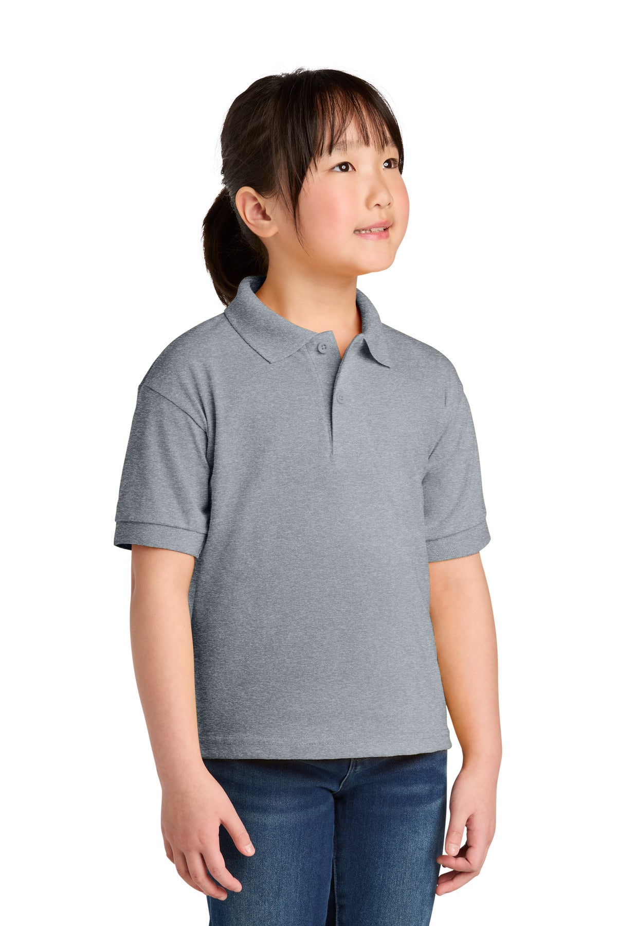 Gildan   Youth DryBlend   6-Ounce Jersey Knit Sport Shirt. 8800B