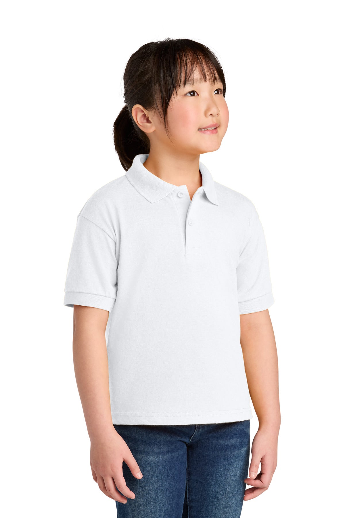 Gildan   Youth DryBlend   6-Ounce Jersey Knit Sport Shirt. 8800B