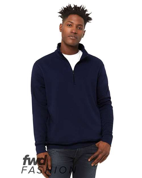 BELLA + CANVAS FWD Fashion Quarter-Zip Pullover Fleece 3740