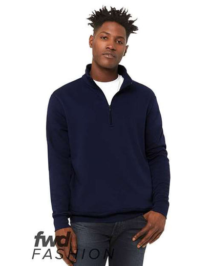 BELLA + CANVAS FWD Fashion Quarter-Zip Pullover Fleece 3740
