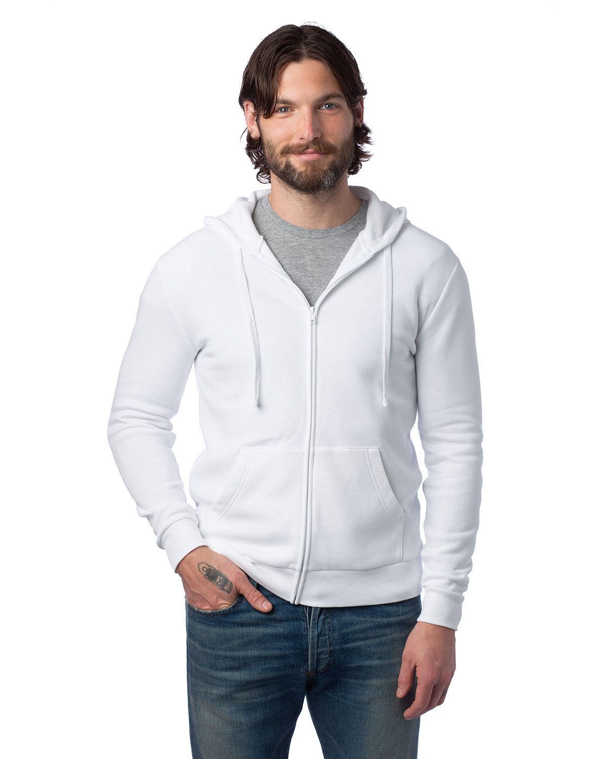 Alternative Unisex Eco-Cozy Fleece Zip Hooded Sweatshirt 8805PF