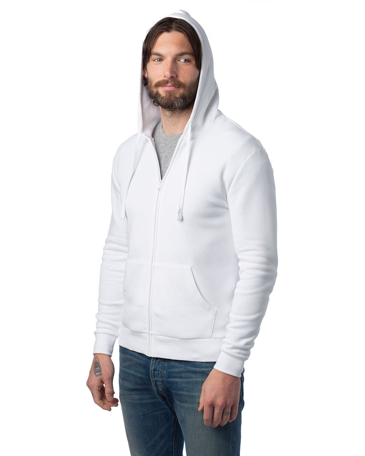 Alternative Unisex Eco-Cozy Fleece Zip Hooded Sweatshirt 8805PF