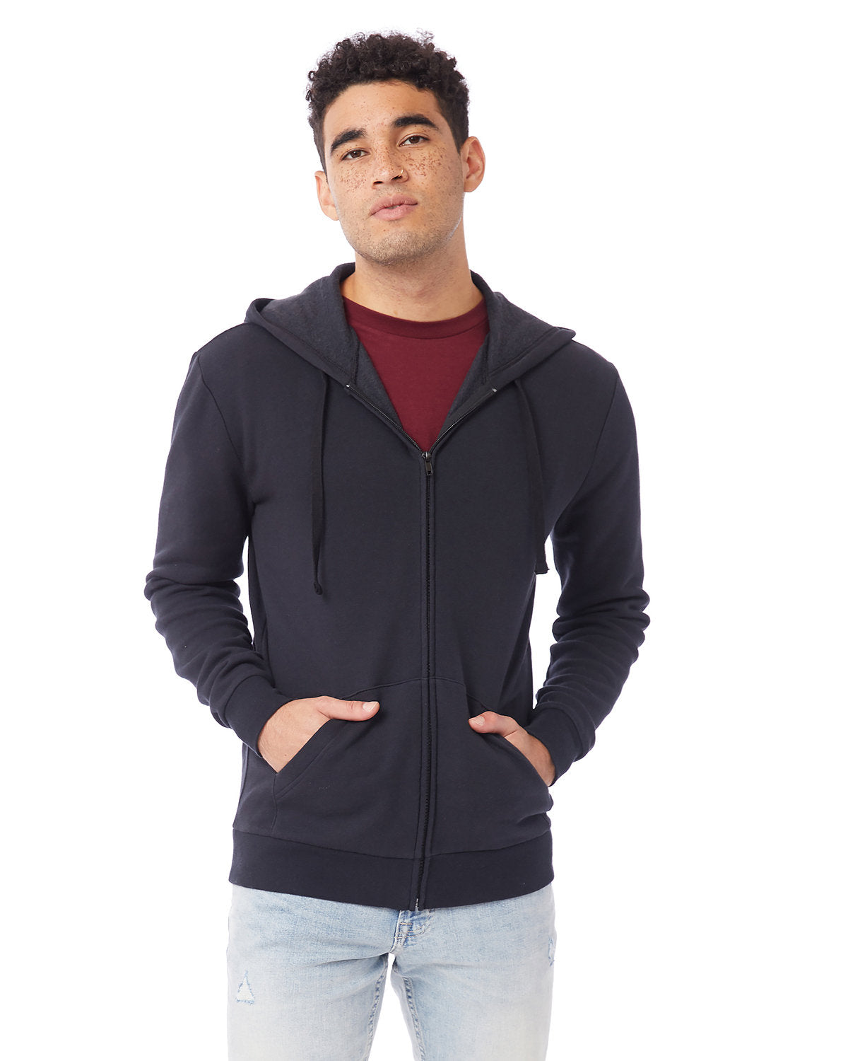 Alternative Unisex Eco-Cozy Fleece Zip Hooded Sweatshirt 8805PF