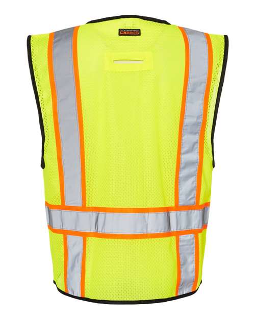 Kishigo 6 Pocket Contrast Class 2 Vest 1580-1581