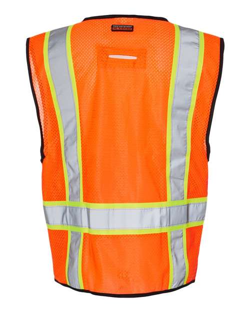Kishigo 6 Pocket Contrast Class 2 Vest 1580-1581